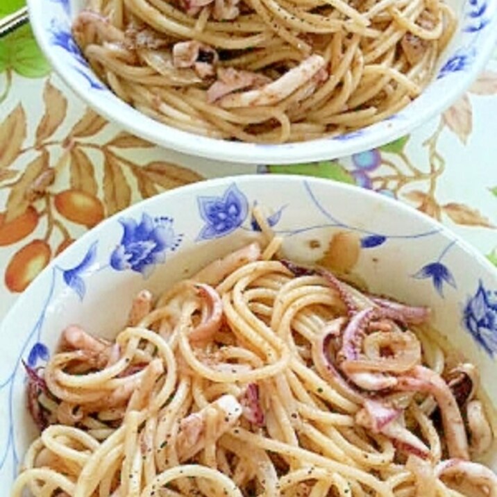 イカわたのスパゲティ